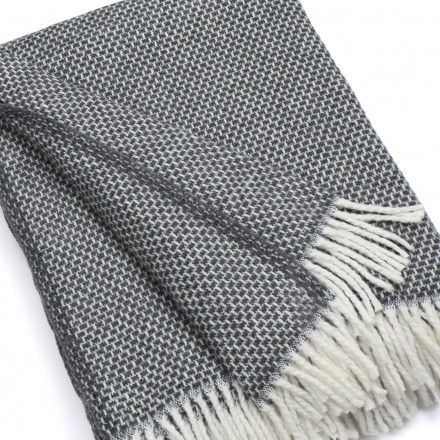 Плед 140x200 Schoner Wohnen Zen dunkelgrau