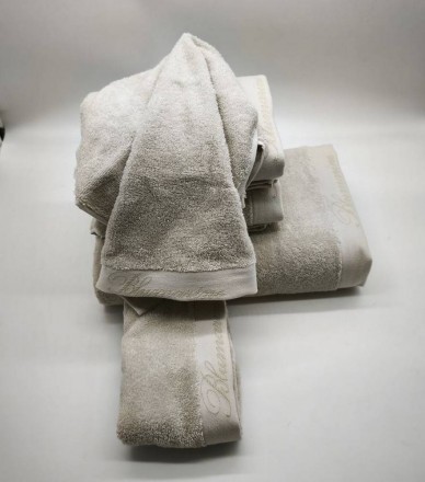 Набор полотенец 5 шт Blumarine SPA серый льняной 10 dove grey