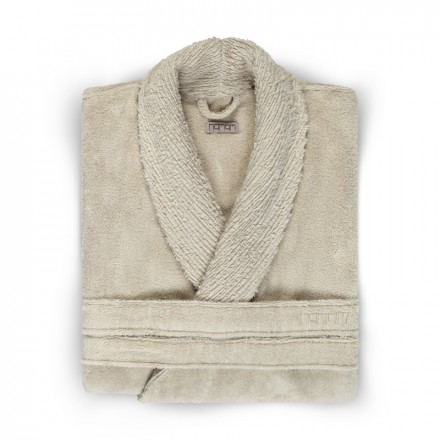 Халат махровый Hamam Galata Organic Contrast лен
