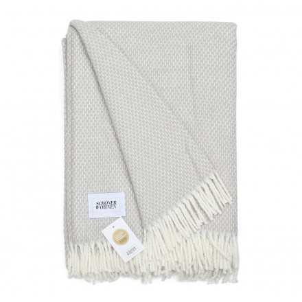 Плед 140x200 Schoner Wohnen Zen hellgrau