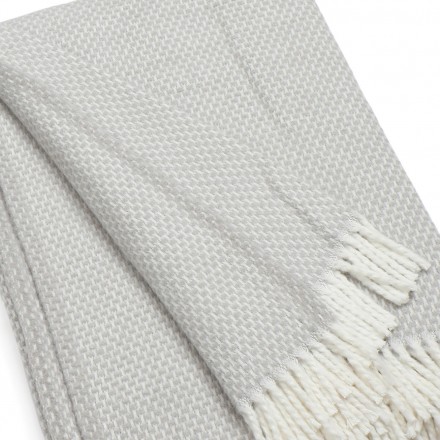 Плед 140x200 Schoner Wohnen Zen hellgrau