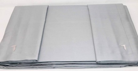 Постельное белье 2 спальное евро Trussardi LINE N31 Grigio серое