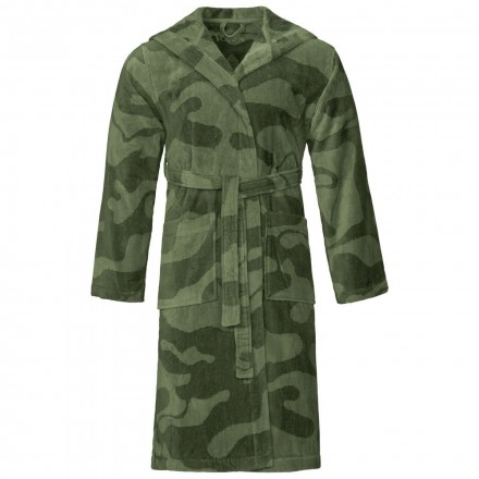 Халат велюровый Vossen Domingo moos 003