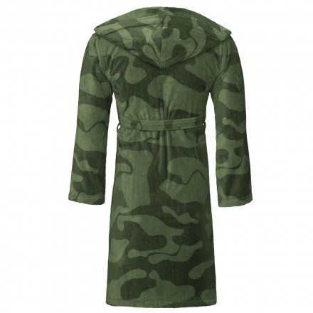 Халат велюровый Vossen Domingo moos 003