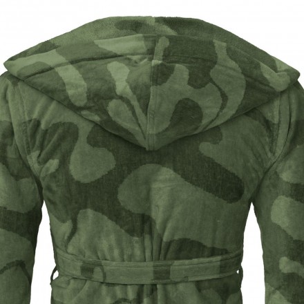 Халат велюровый Vossen Domingo moos 003