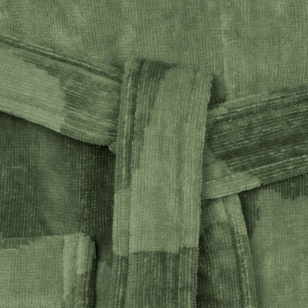 Халат велюровый Vossen Domingo moos 003