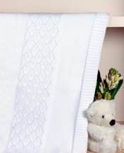 Плед детский 100х150 Luxberry Imperio 283 белый