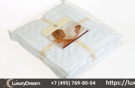 Плед детский 100х150 Luxberry Imperio 283 белый