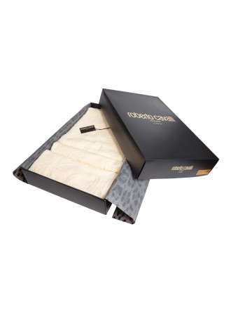 Набор полотенец 3 шт Roberto Cavalli Araldico кремовый