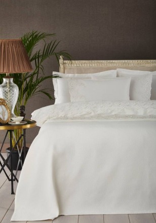 Покрывало 240х230 Pepper Home VALERIE Cream Крем 