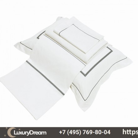 Пододеяльник 220x240 Hamam Marine white/vapour белый/дым