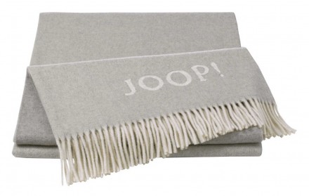 Плед 130х180 Joop FINE DF (739858) silber-natur