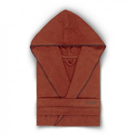 Халат махровый Hamam Meyzer Contrast красный/синий