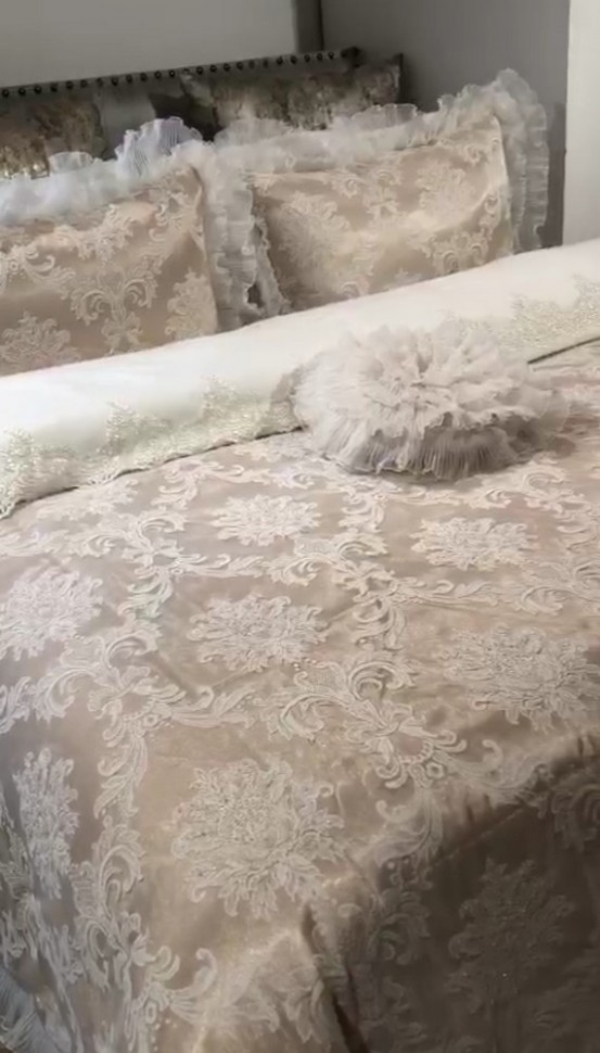 Покрывало 270х260 Pepper Home GISELLE Salmon Розовое 
