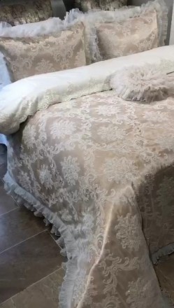 Покрывало 270х260 Pepper Home GISELLE Salmon Розовое 