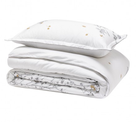 Постельное белье 2 спальное евро Alexandre Turpault SAISON BLANC