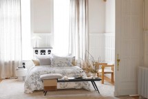 Постельное белье 2 спальное евро Alexandre Turpault SAISON BLANC