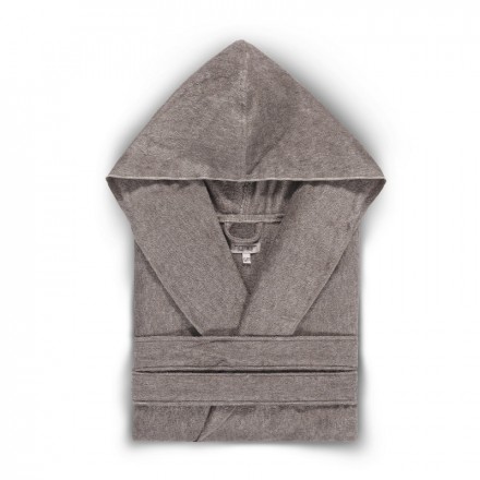 Халат хлопковый Hamam ASH Light Hooded Brown