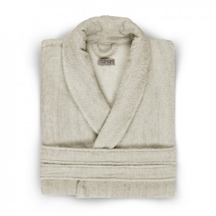 Халат махровый Hamam Grain лен