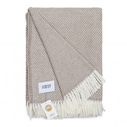 Плед 140x200 Schoner Wohnen Zen sand