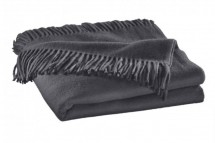 Плед шерстяной 130x190 Steinbeck Regent - 105 dGrey Meliert т.серый