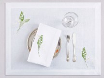 Скатерть 170х330 Serenk LILY белая