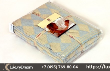 Плед детский 100х150 Luxberry Imperio 50 голубой