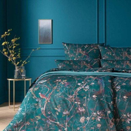 Постельное белье 1.5 спальное Estella MARCELLA 7955-581 blautanne