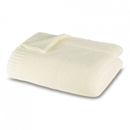 Плед 170х240 L'appartement Dustin слоновая кость