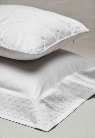 Постельное белье 2 спальное евро Mastro Raphael FONTAINEBLEAU M2 avorio