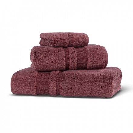 Полотенце махровое 50x100 Hamam Pera светлый бордо
