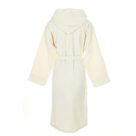 Халат велюровый Roberto Cavalli Logo слоновая кость