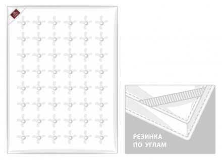 Наматрасник–топпер всесезонный German Grass 90х200 TOPPER SILK GRASS