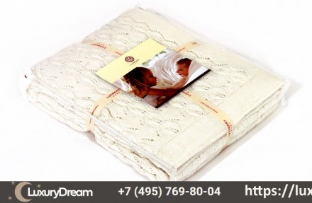 Плед детский 100х150 Luxberry Imperio 77 белый