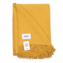 Плед 140x200 Schoner Wohnen Basics gold