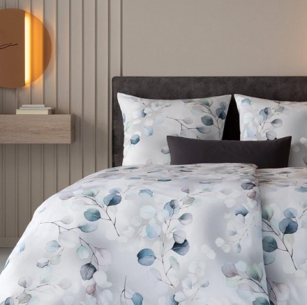 Постельное белье 1.5 спальное Estella LUNARIA 6323-820 silver