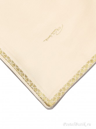 Постельное белье 2 спальное Roberto Cavalli Gold кофе с молоком