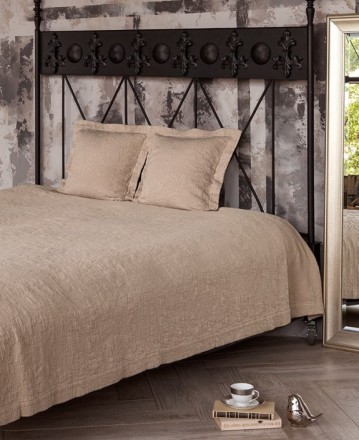 Покрывало 240х260 Luxberry Biscuit бежевое