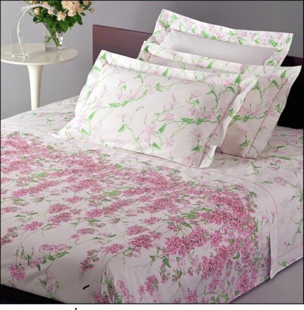 Постельное белье 1.5 спальное Mirabello Cascata di Fiori розовое