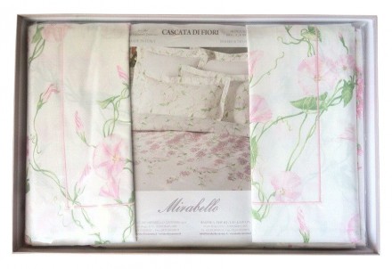 Постельное белье 1.5 спальное Mirabello Cascata di Fiori розовое