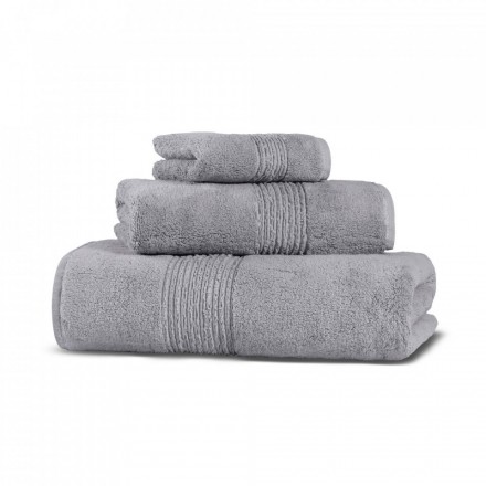 Полотенце 100x150 Hamam Galata Organic серо-голубой