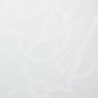 Постельное белье 2 спальное Roberto Cavalli Logo белое