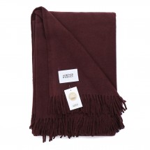 Плед 140x200 Schoner Wohnen Basics pflaume