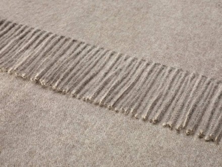 Плед 130х200 Bronte Alpaca Natural Brown коричневый