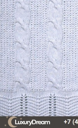 Плед детский 100х150 Luxberry Imperio 93 голубой