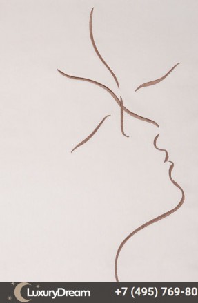 Наволочка 50х70 Bovi Kiss бежевая