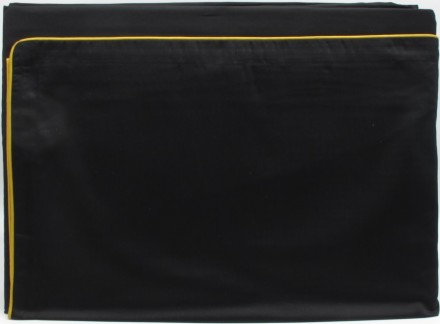 Постельное белье 2 спальное евро La Perla ACCORDI Q nero-oro черное