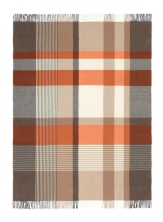 Плед 150х215 Eagle HARRIS 104 natur-orange 