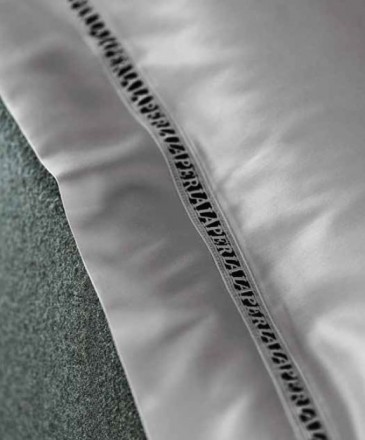 Постельное белье 2 спальное евро La Perla 600TC LA PERLA A bianco белое