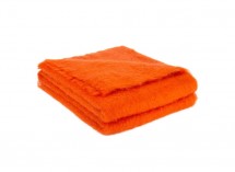 Плед 140x180 Brun De Vian-Tiran MOHAIR TANGERINE